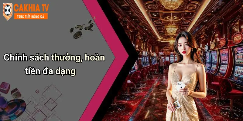 Chính sách thưởng, hoàn tiền đa dạng