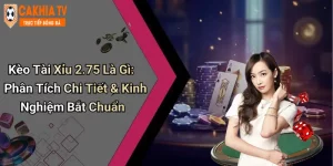 Kèo Tài Xỉu 2.75 Là Gì: Phân Tích Chi Tiết & Kinh Nghiệm Bắt Chuẩn