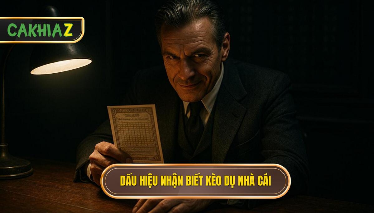 Dấu hiệu đặc trưng để nhận biết kèo dụ từ nhà cái