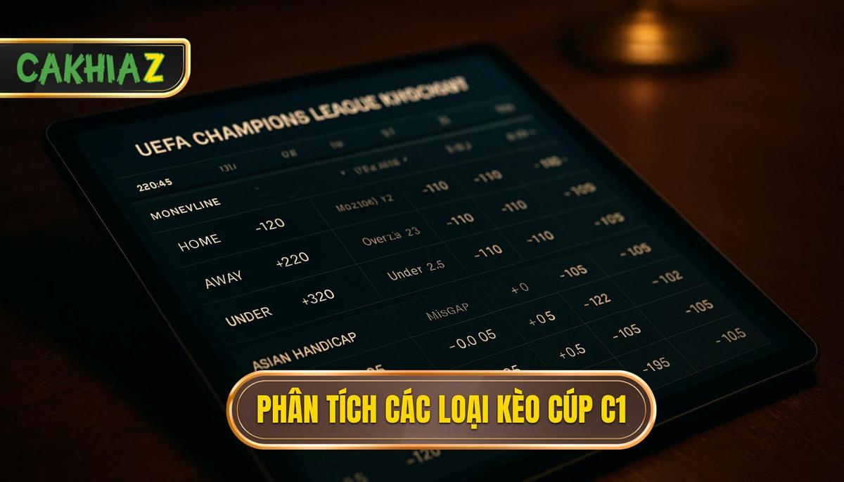 Phân tích các loại kèo phổ biến trong Hướng dẫn soi kèo Cúp C1 tại Cà Khịa
