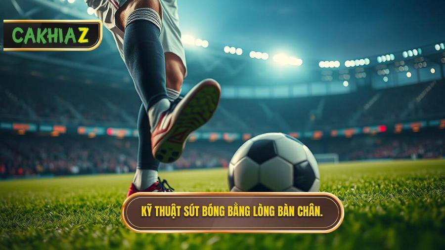 Tại sao kỹ thuật sút bóng bằng lòng bàn chân phải lại quan trọng?