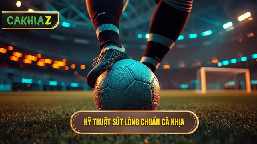 kỹ thuật sút bóng bằng lòng bàn chân phải
