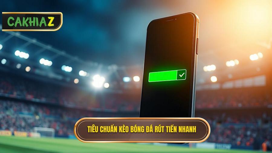 Thế nào là một kèo bóng đá rút tiền nhanh chuẩn mực?