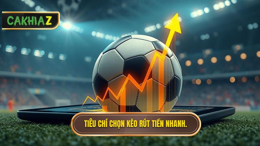 Các tiêu chí vàng để chọn kèo bóng đá rút tiền nhanh