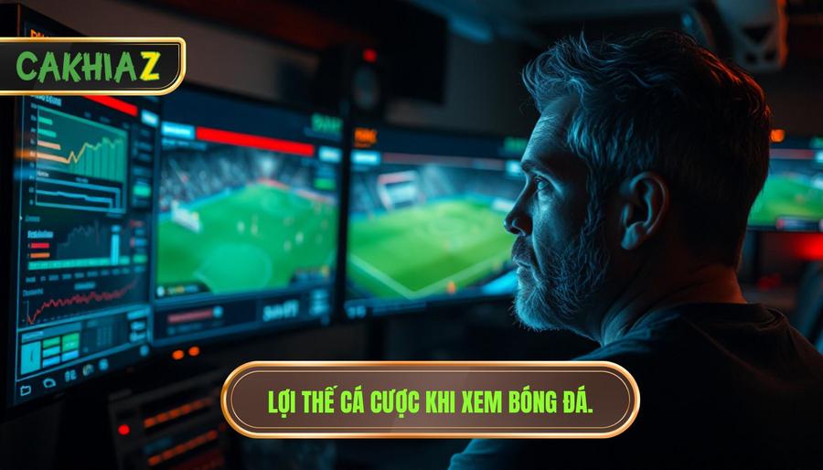 1. Lợi thế cá cược khi xem bóng đá.