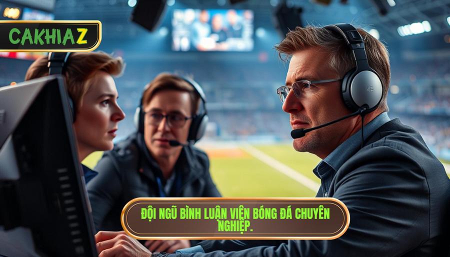 3. Đội ngũ bình luận viên bóng đá chuyên nghiệp.